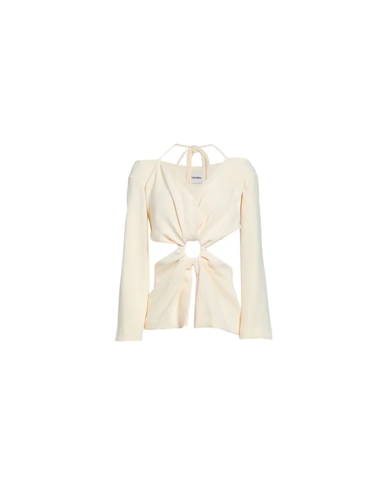 Nanushka TOPS - Topsauf YOOX.COM Cremeweiß