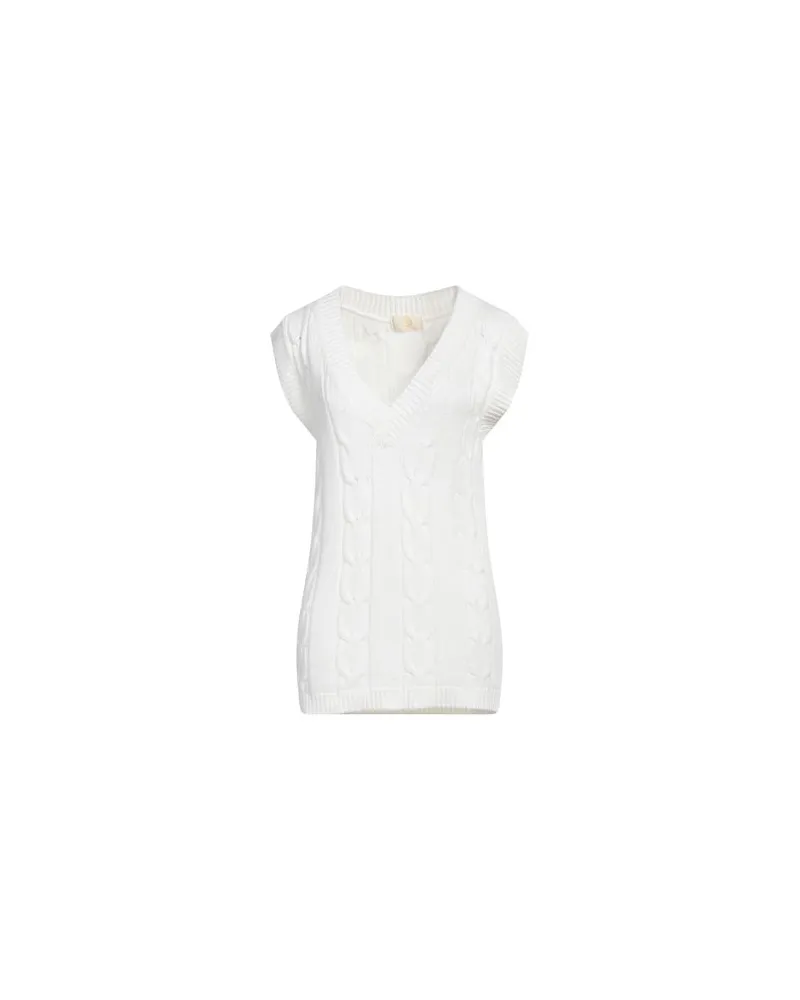 Sara Battaglia STRICKWAREN - Pulloverauf YOOX.COM Weiß