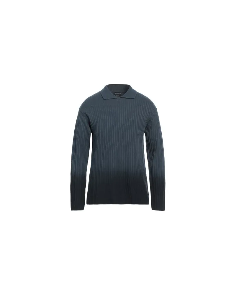 Giorgio Armani STRICKWAREN - Pulloverauf YOOX.COM Taubenblau