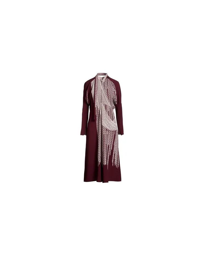 Victoria Beckham KLEIDER - Midi-Kleiderauf YOOX.COM Bordeaux