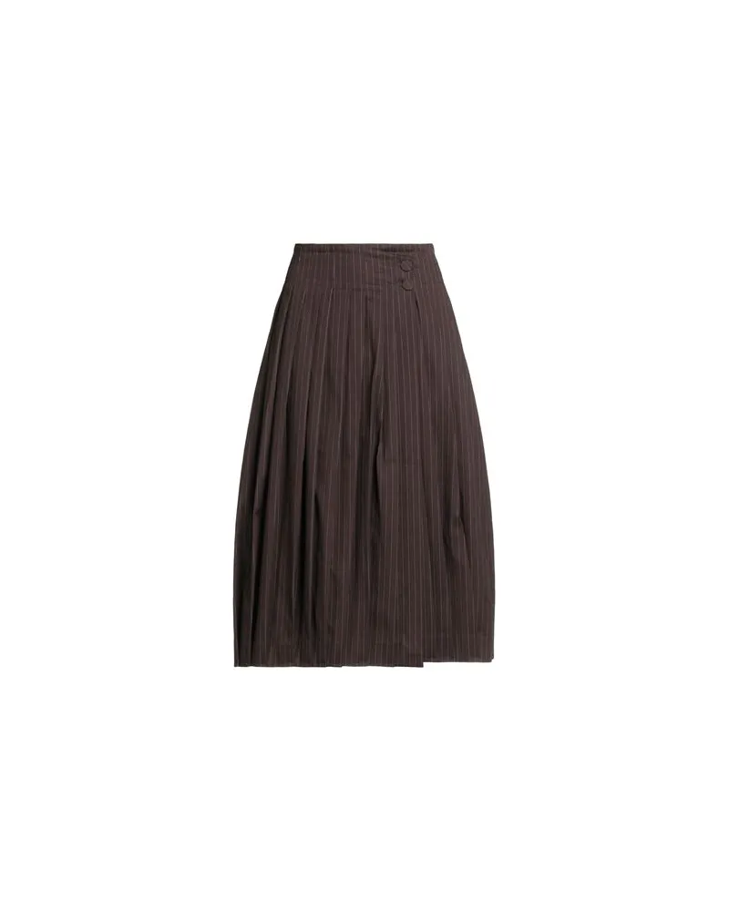ROTATE Birger Christensen HOSEN & RÖCKE - Midi-Röckeauf YOOX.COM Schokobraun