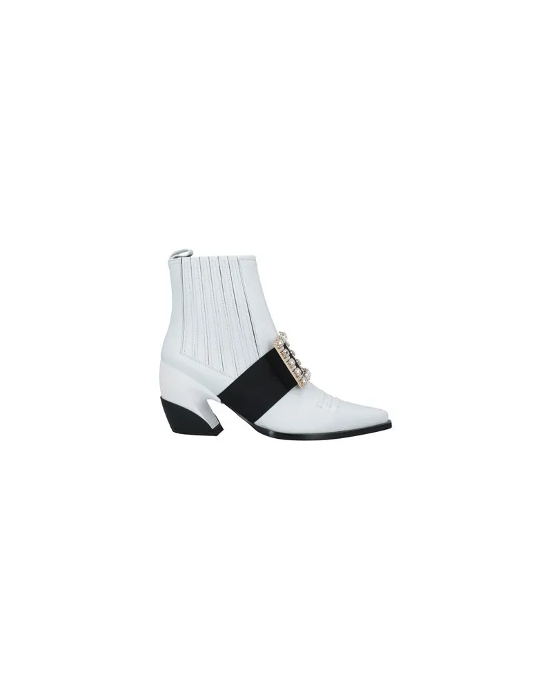 Roger Vivier SCHUHE - Stiefelettenauf YOOX.COM Weiß