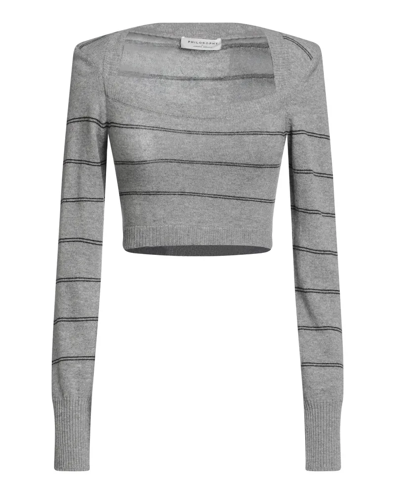 Philosophy Di Lorenzo Serafini Pullover Grau