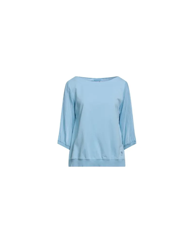 European Culture TOPS - Sweatshirtsauf YOOX.COM Hellblau