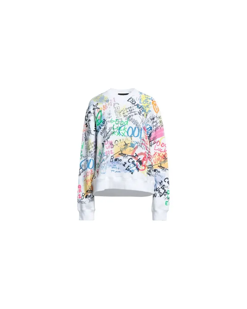 Dsquared2 TOPS - Sweatshirtsauf YOOX.COM Weiß