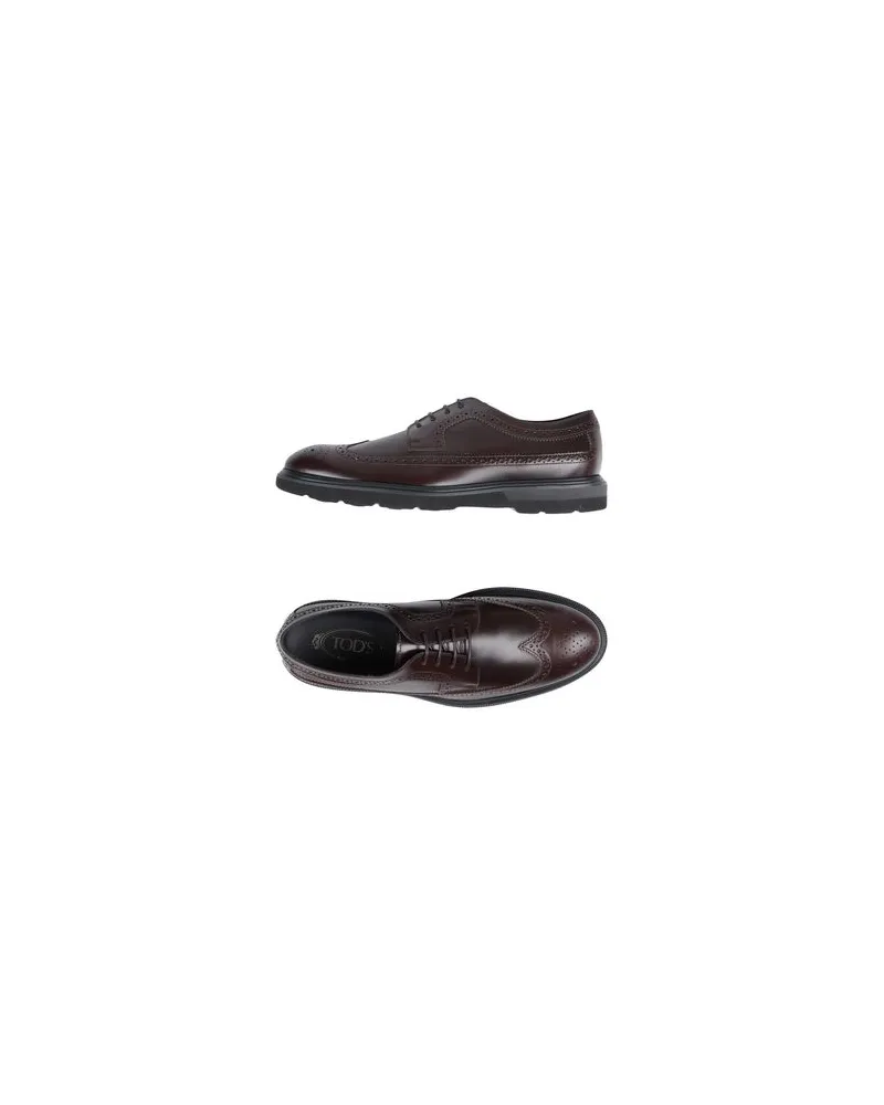 TOD'S SCHUHE - Schnürschuheauf YOOX.COM Schokobraun