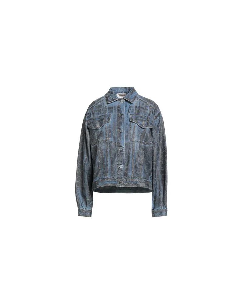 Alberta Ferretti JACKEN & MÄNTEL - Jeansjacken/Mäntelauf YOOX.COM Blau