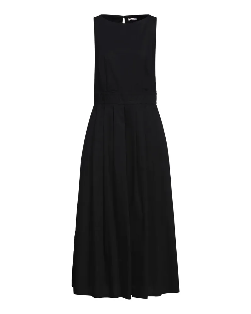 ROSSOPURO Midi-Kleid Schwarz