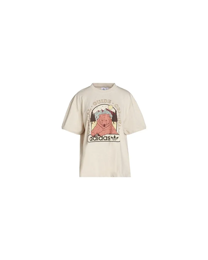 adidas GFX TEE  - TOPS - T-shirtsauf YOOX.COM Beige