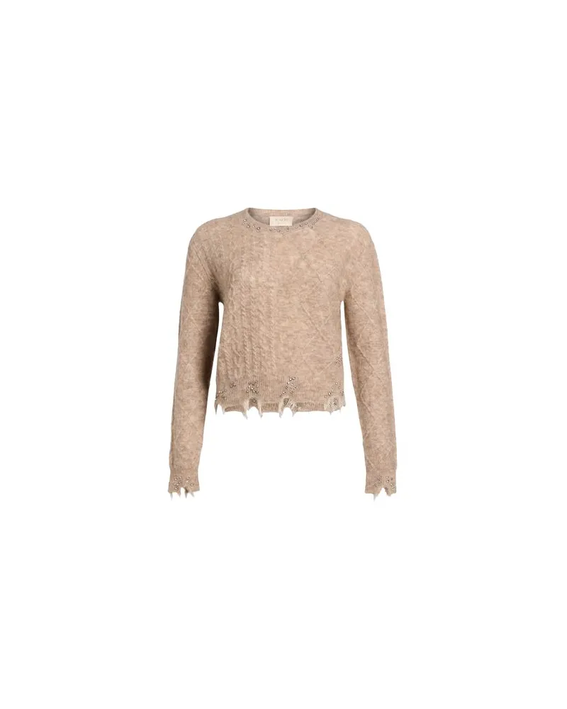 Kaos STRICKWAREN - Pulloverauf YOOX.COM Hellbraun