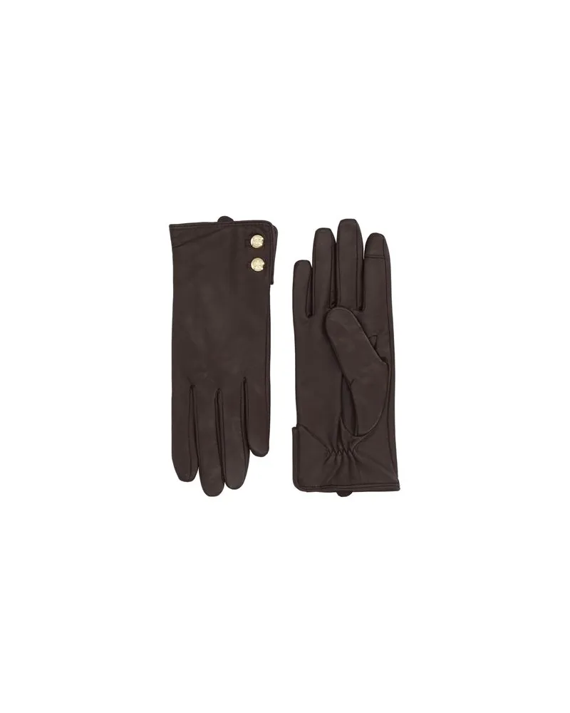 Ralph Lauren ACCESSOIRES - Handschuheauf YOOX.COM Schokobraun