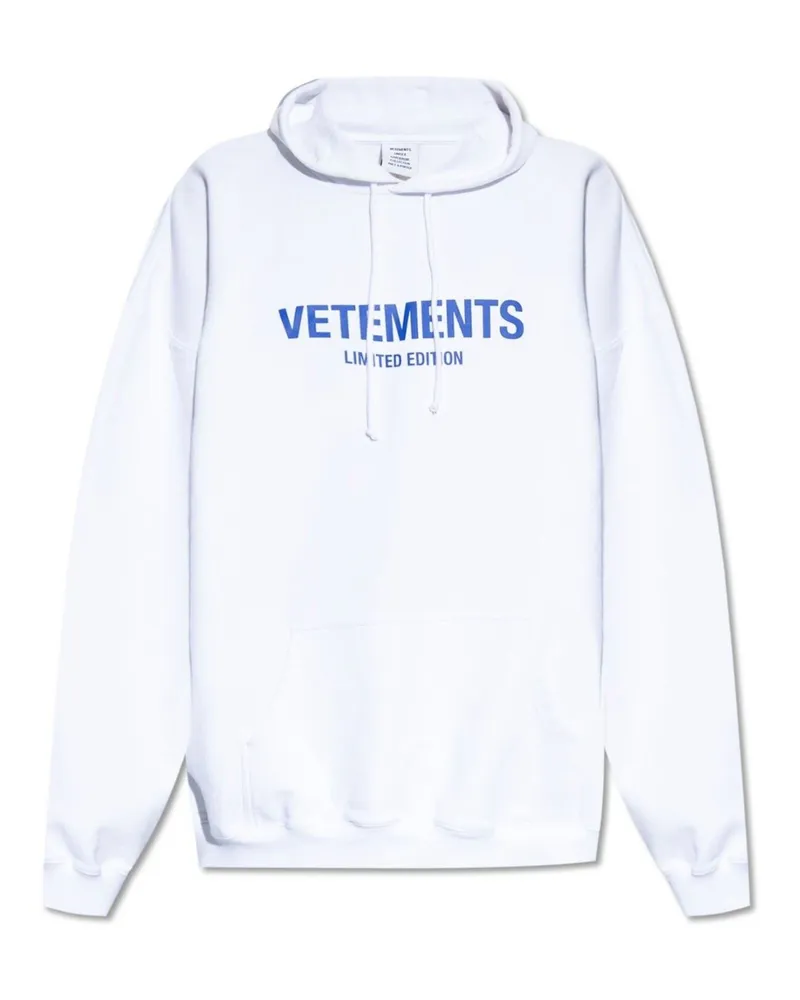 VETEMENTS Sweatshirt Weiß