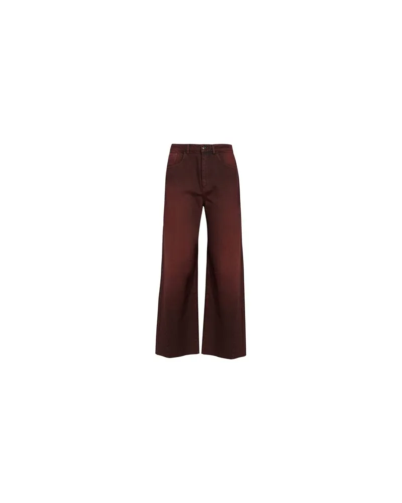 Soallure HOSEN & RÖCKE - Jeanshosenauf YOOX.COM Bordeaux