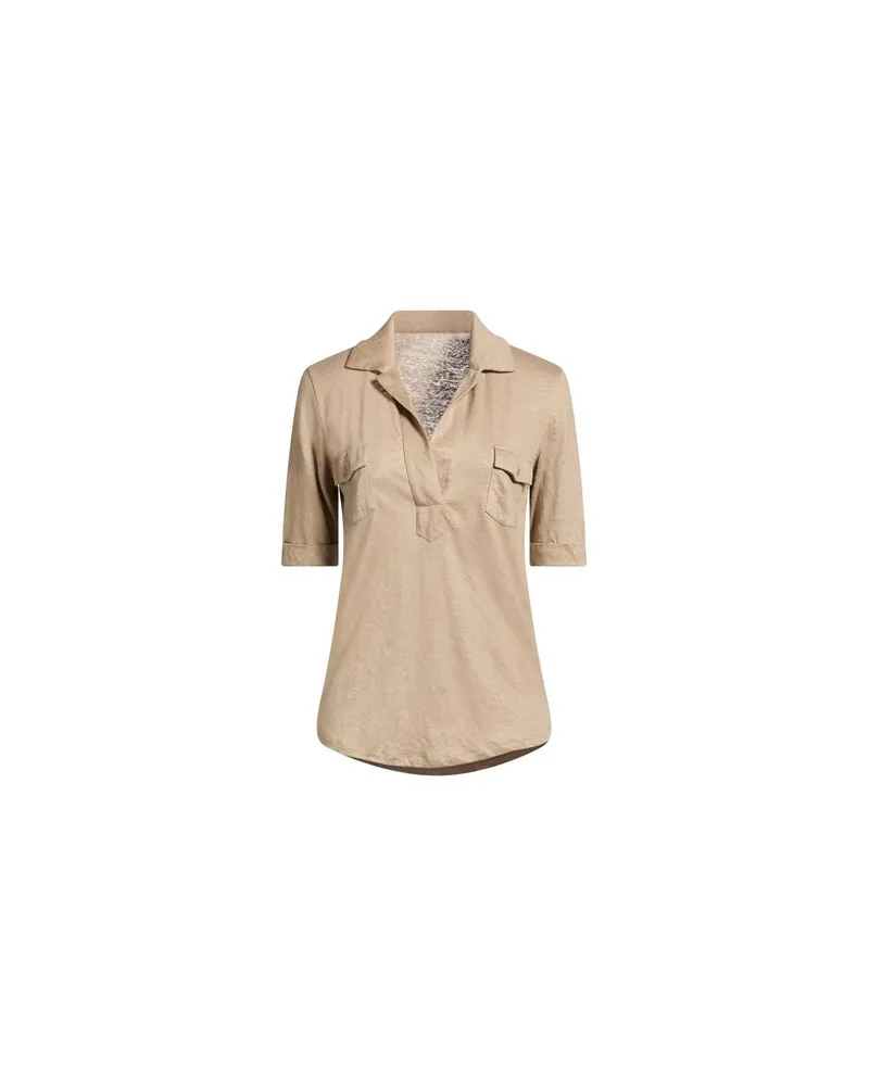 Majestic TOPS - Poloshirtsauf YOOX.COM Beige