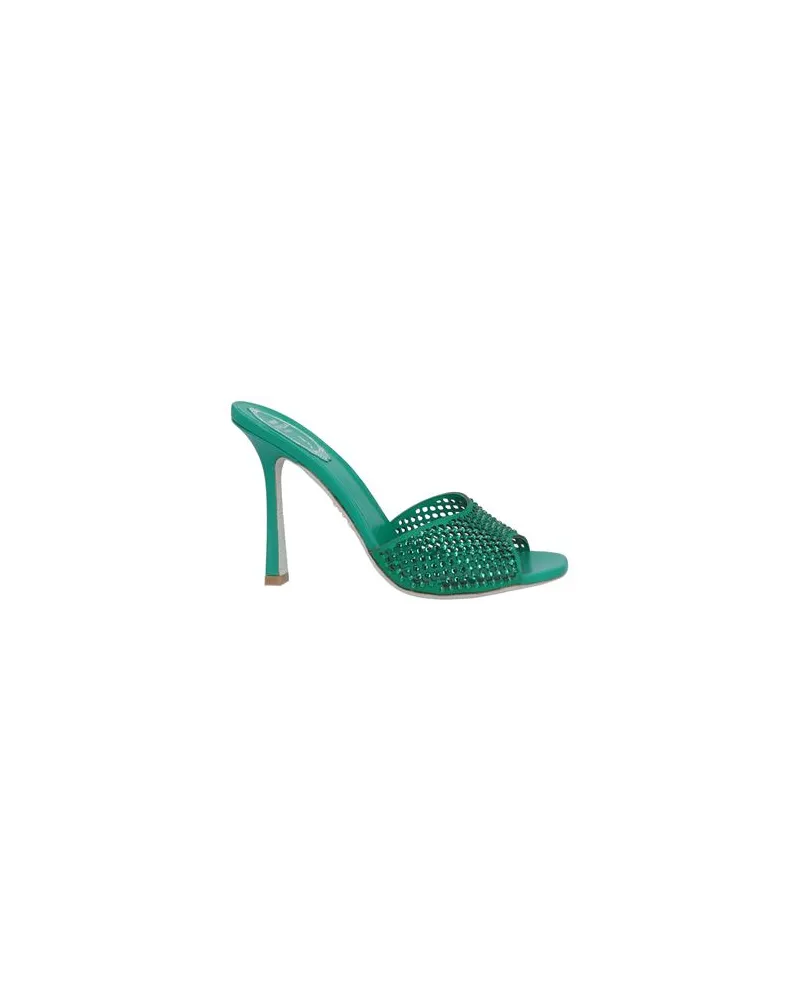René Caovilla SCHUHE - Sandalenauf YOOX.COM Smaragdgrün