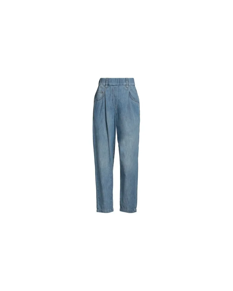 Brunello Cucinelli HOSEN & RÖCKE - Jeanshosenauf YOOX.COM Blau