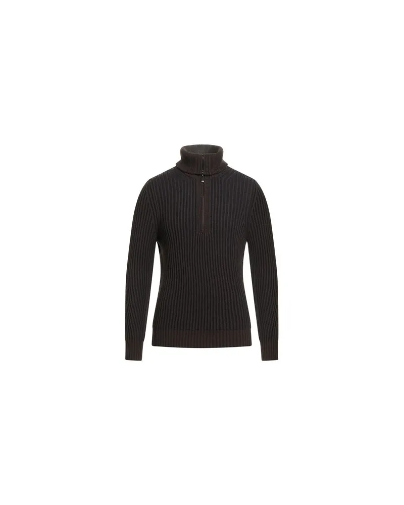 Alpha Studio STRICKWAREN - Pulloverauf YOOX.COM Dunkelbraun