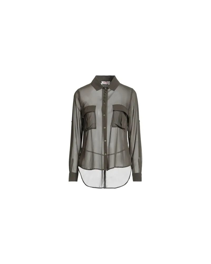 KONTATTO TOPS - Hemdenauf YOOX.COM Militärgrün