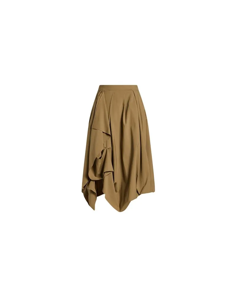 HIGH HOSEN & RÖCKE - Midi-Röckeauf YOOX.COM Khaki