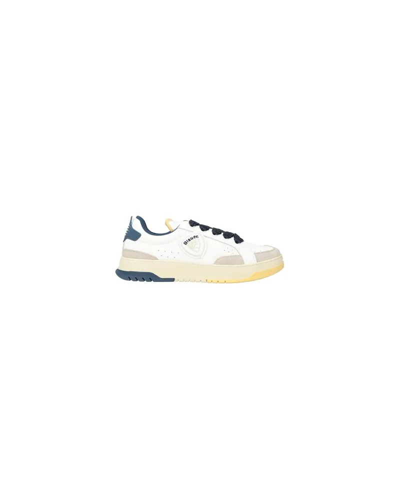 Blauer SCHUHE - Sneakersauf YOOX.COM Weiß