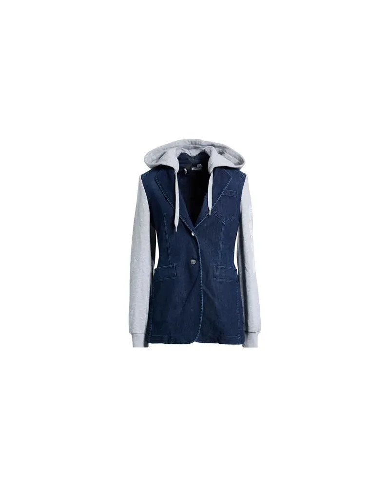 Moschino JACKEN & MÄNTEL - Jeansjacken/Mäntelauf YOOX.COM Blau