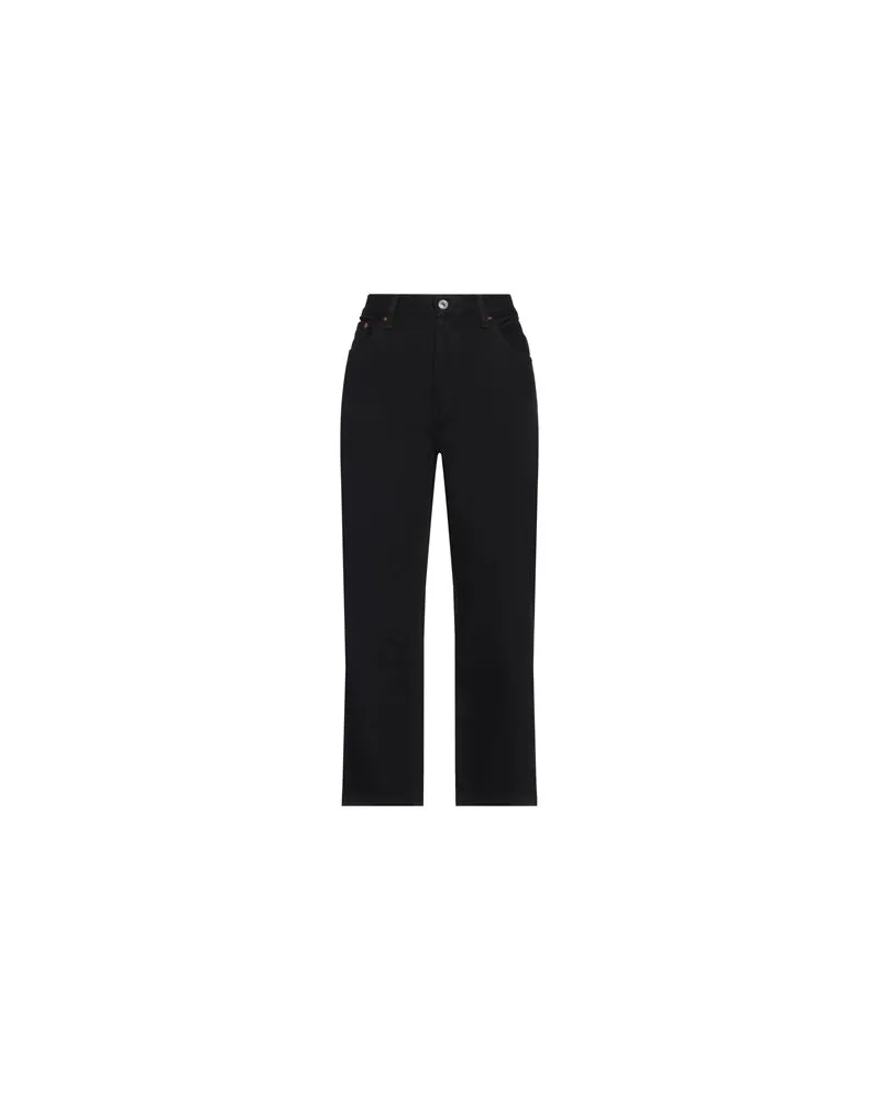 RE/DONE HOSEN & RÖCKE - Jeanshosenauf YOOX.COM Schwarz