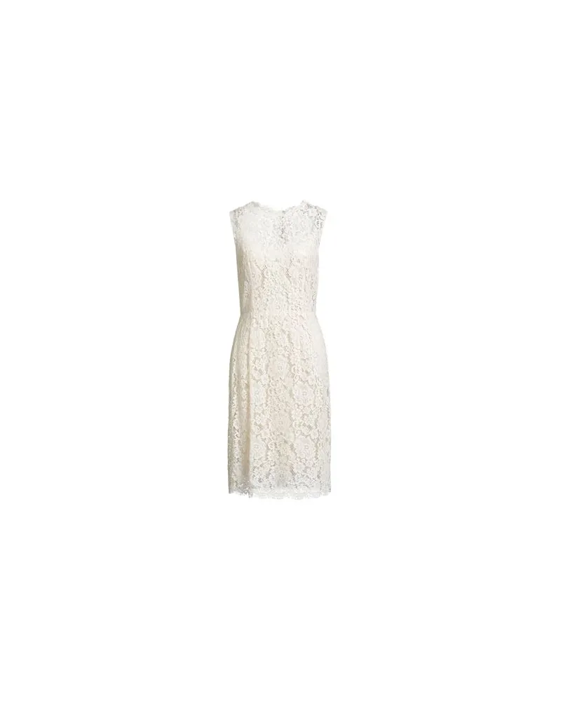 Dolce & Gabbana KLEIDER - Midi-Kleiderauf YOOX.COM Elfenbein
