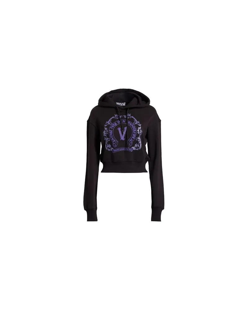 Versace Jeans TOPS - Sweatshirtsauf YOOX.COM Schwarz