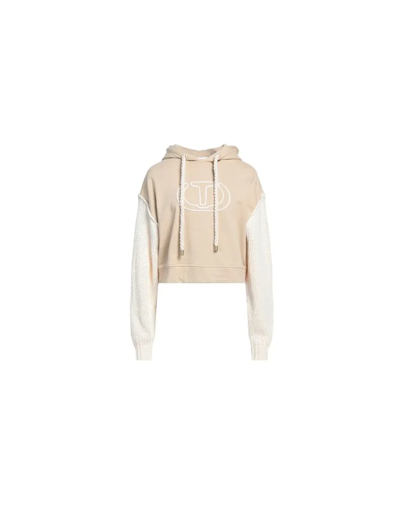 Twin-Set TOPS - Sweatshirtsauf YOOX.COM Beige