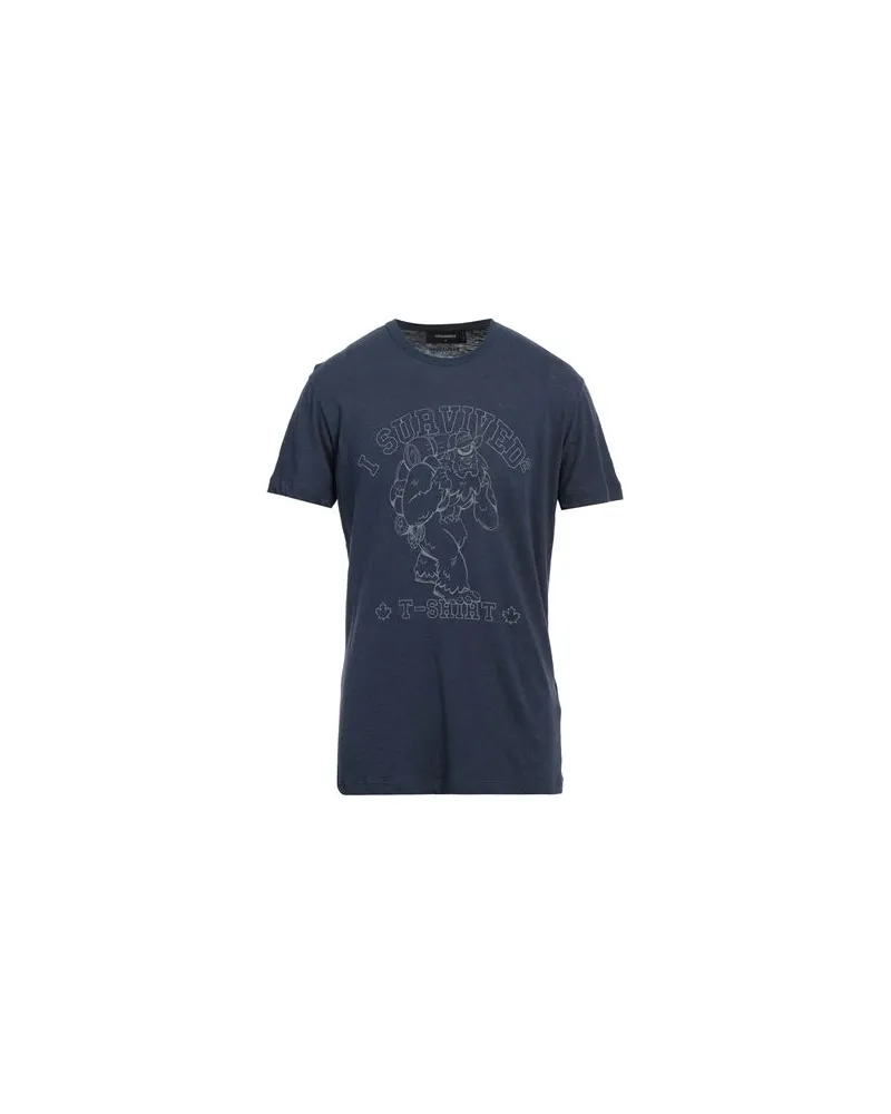 Dsquared2 TOPS - T-shirtsauf YOOX.COM Marineblau