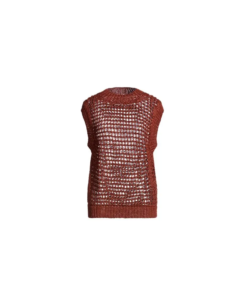 Daniele Fiesoli COLLEZIONE N_01 - STRICKWAREN - Pulloverauf YOOX.COM Rostrot