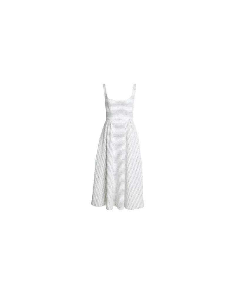 Alessandra Rich KLEIDER - Midi-Kleiderauf YOOX.COM Weiß