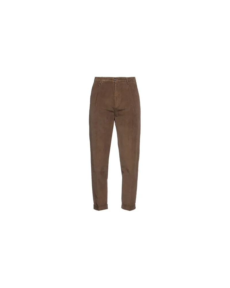 Paolo Pecora Milano HOSEN & RÖCKE - Hosenauf YOOX.COM Braun