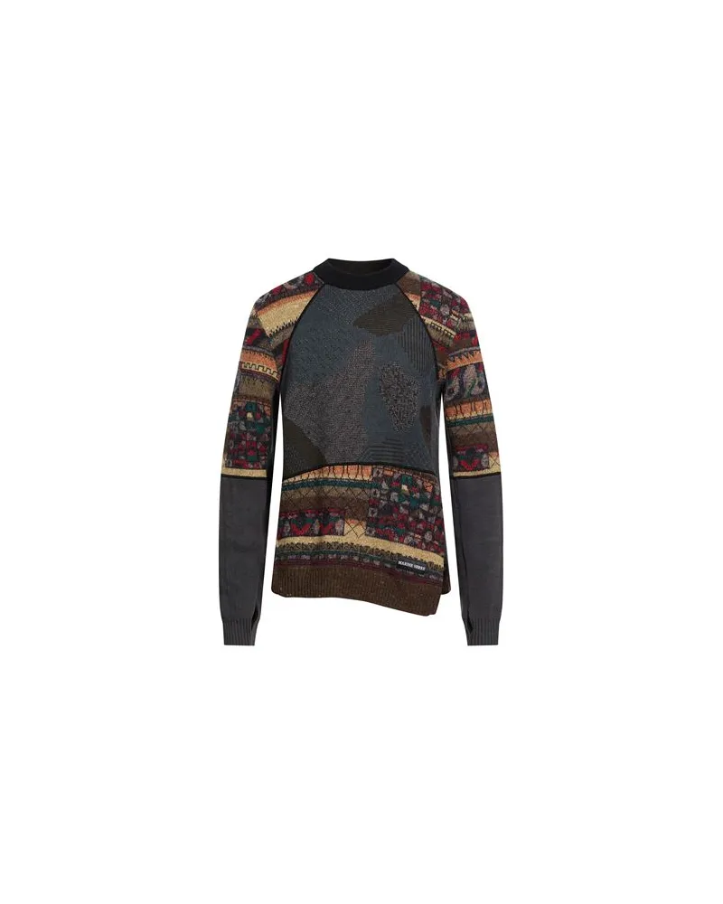 Marine Serre STRICKWAREN - Pulloverauf YOOX.COM Braungrau