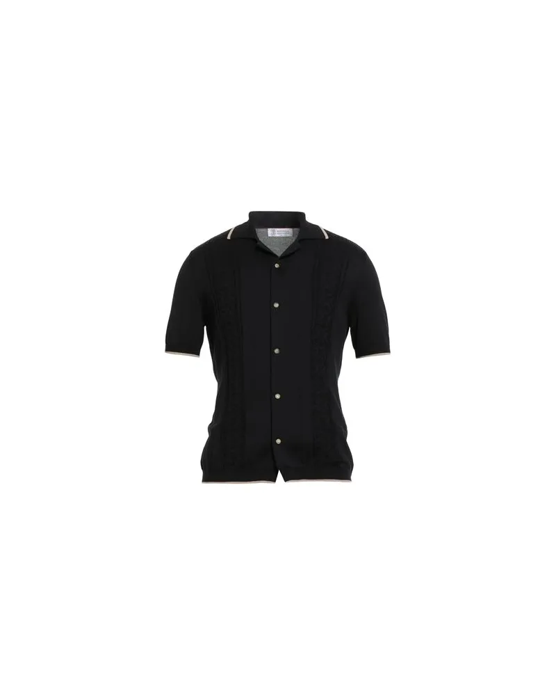 Brunello Cucinelli TOPS - Hemdenauf YOOX.COM Schwarz
