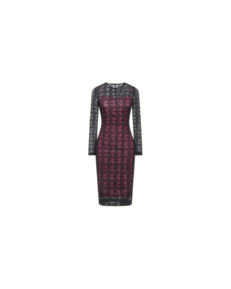 Versace Jeans KLEIDER - Midi-Kleiderauf YOOX.COM Schwarz