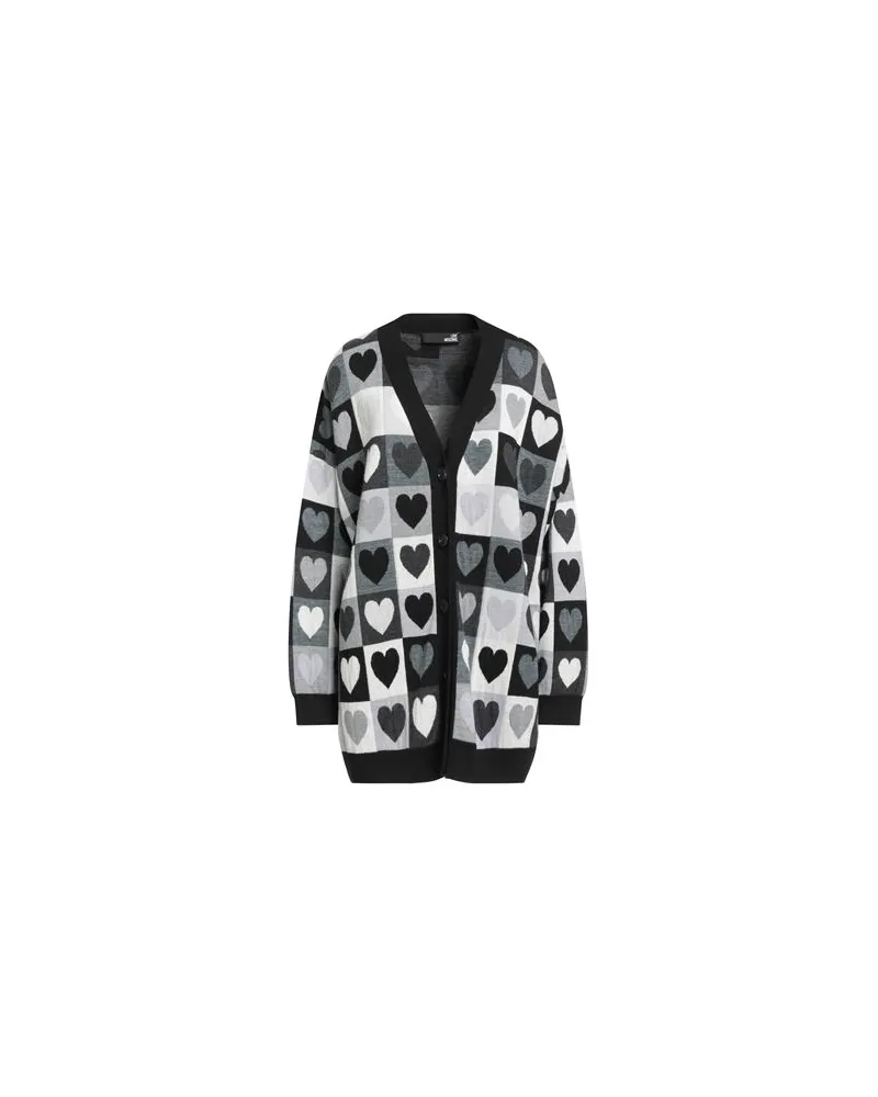 Moschino STRICKWAREN - Strickjackenauf YOOX.COM Schwarz