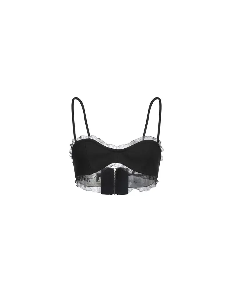 Ganni TOPS - Topsauf YOOX.COM Schwarz
