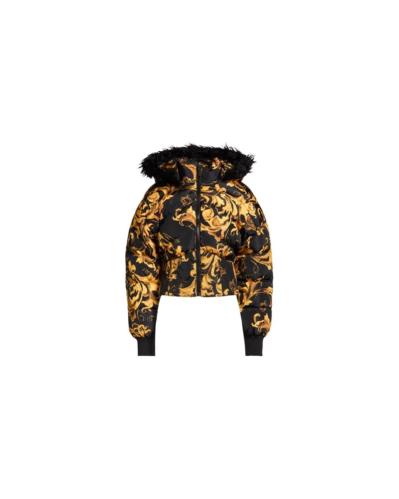 Versace Jeans JACKEN & MÄNTEL - Pufferjacken & Daunenjackenauf YOOX.COM Schwarz