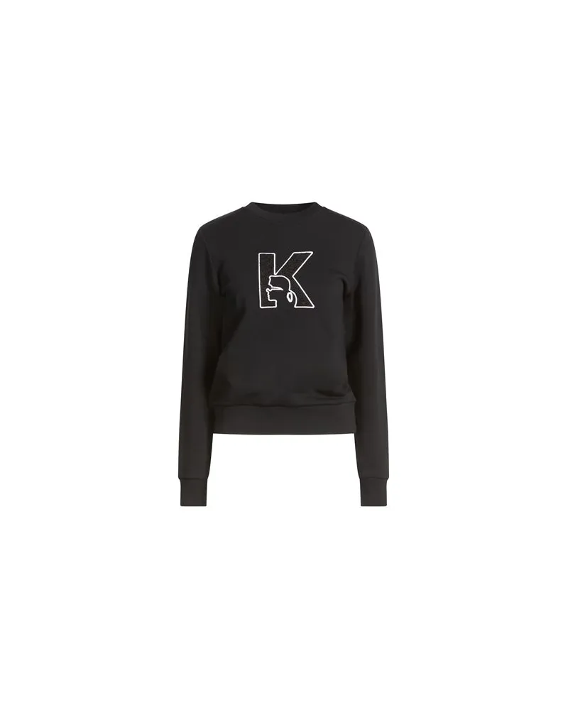 Karl Lagerfeld TOPS - Sweatshirtsauf YOOX.COM Schwarz