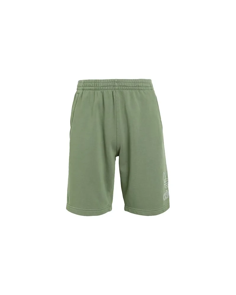 adidas OUTL TREF SHORT - HOSEN & RÖCKE - Shorts & Bermudashortsauf YOOX.COM Militärgrün