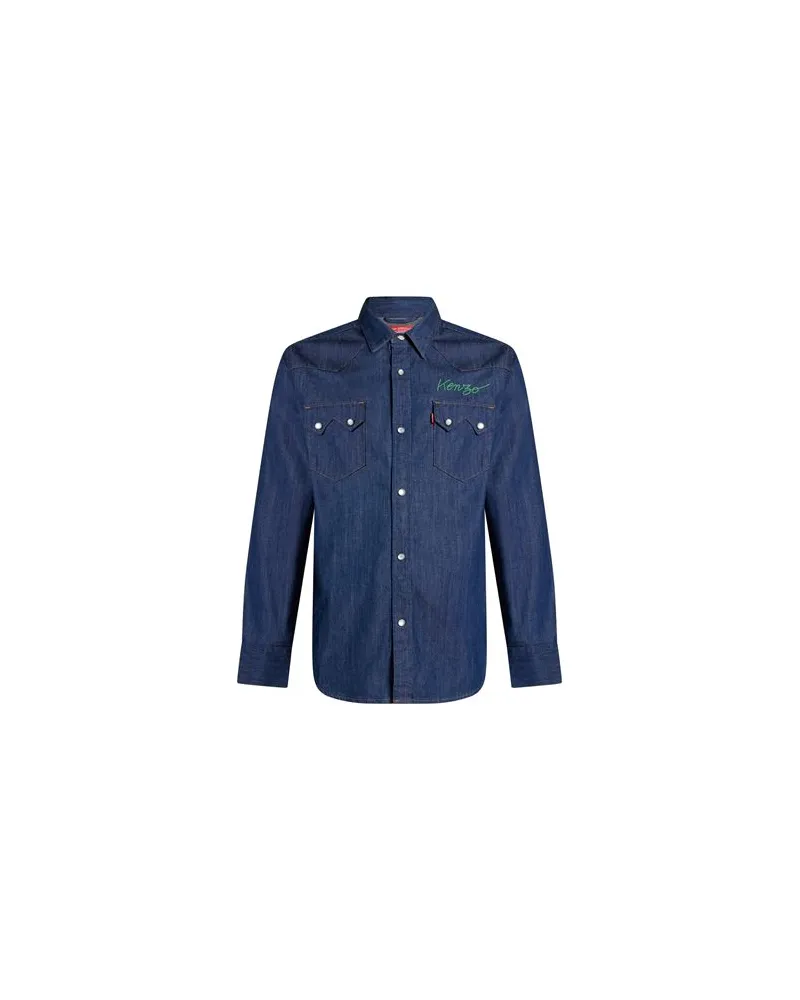 Levi's KENZO X LEVI TOPS - Jeanshemdenauf YOOX.COM Blau
