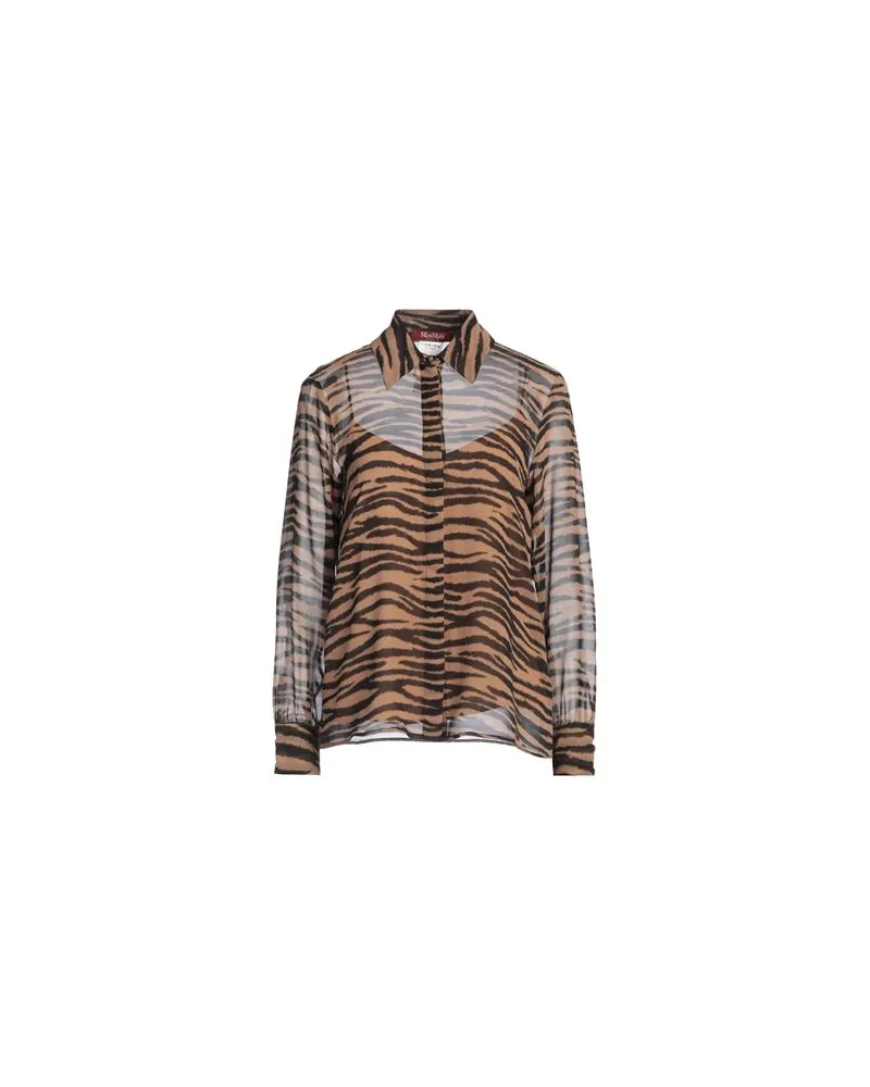 Max Mara TOPS - Hemdenauf YOOX.COM Braun