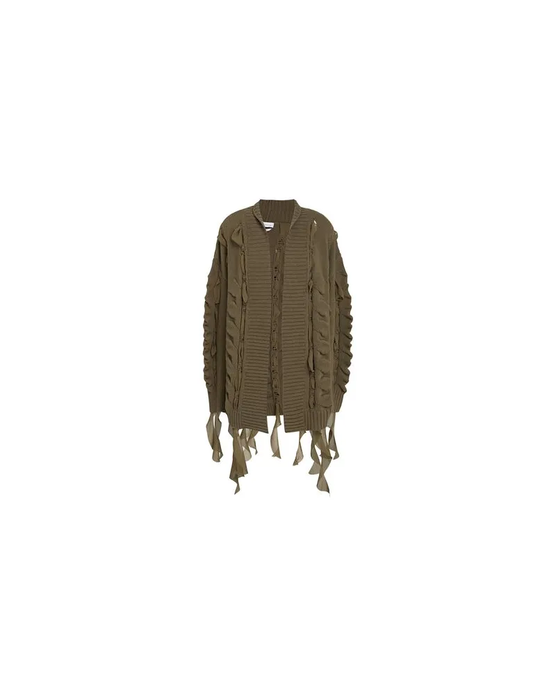 Blumarine STRICKWAREN - Strickjackenauf YOOX.COM Militärgrün