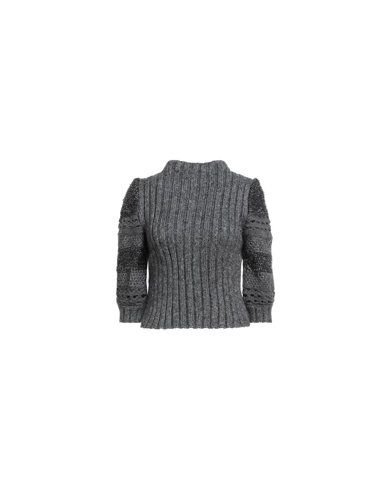 Alberta Ferretti STRICKWAREN - Rollkragenpulloverauf YOOX.COM Grau