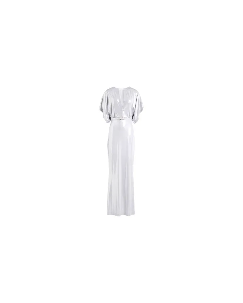 Norma Kamali KLEIDER - Maxi-Kleiderauf YOOX.COM Silber