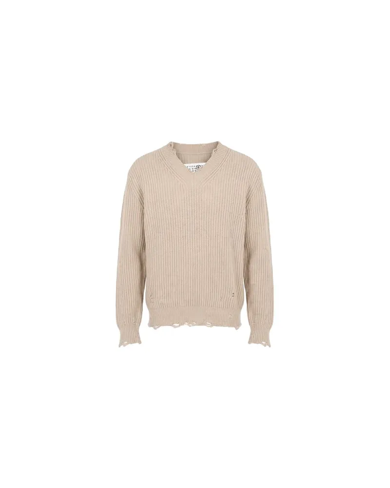 Maison Margiela STRICKWAREN - Pulloverauf YOOX.COM Beige