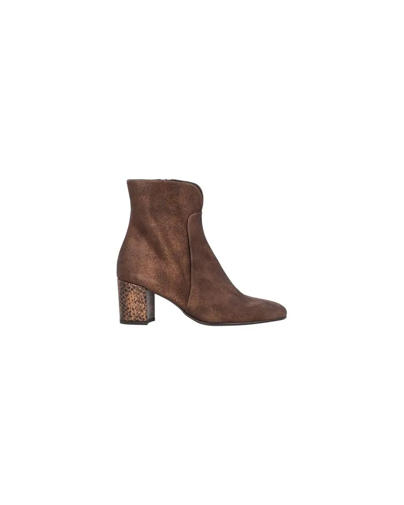 Zinda SCHUHE - Stiefelettenauf YOOX.COM Dunkelbraun