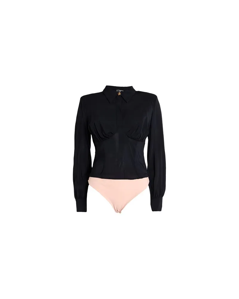 Elisabetta Franchi TOPS - Bodysuitsauf YOOX.COM Schwarz