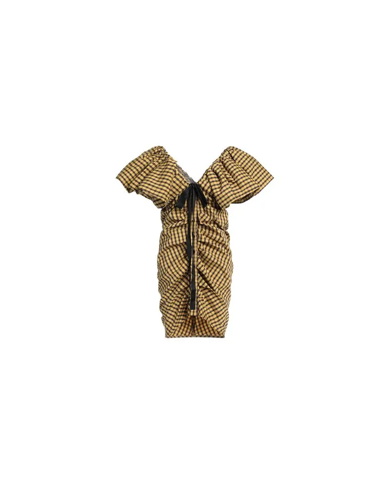 Philosophy Di Lorenzo Serafini KLEIDER - Mini-Kleiderauf YOOX.COM Gelb
